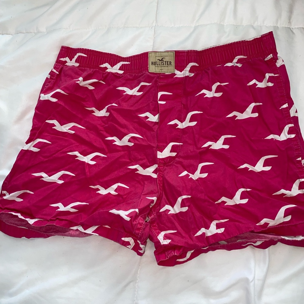 Pink Hollister Boxer